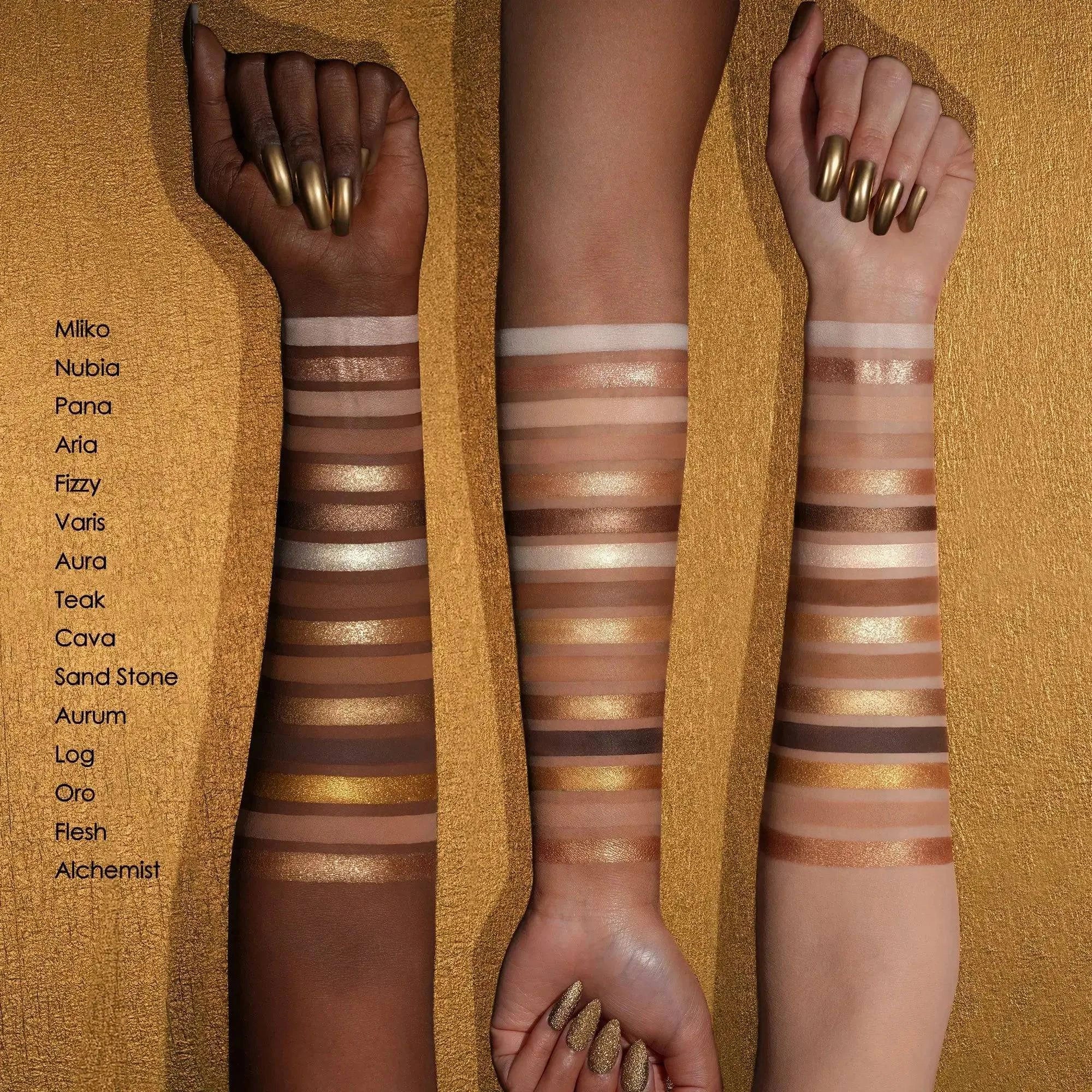 GOLDEN EYESHADOW PALETTE - פלטת צלליות לעיניים גולדן - Image 5