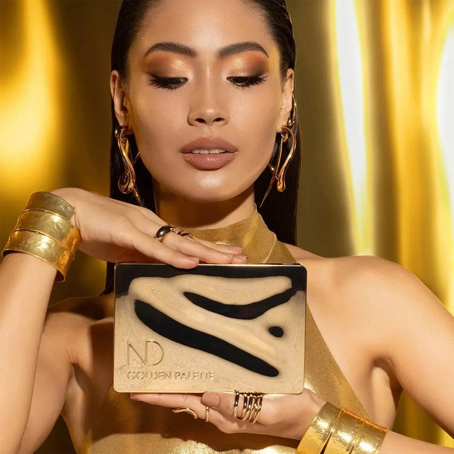 GOLDEN EYESHADOW PALETTE - פלטת צלליות לעיניים גולדן - Image 6