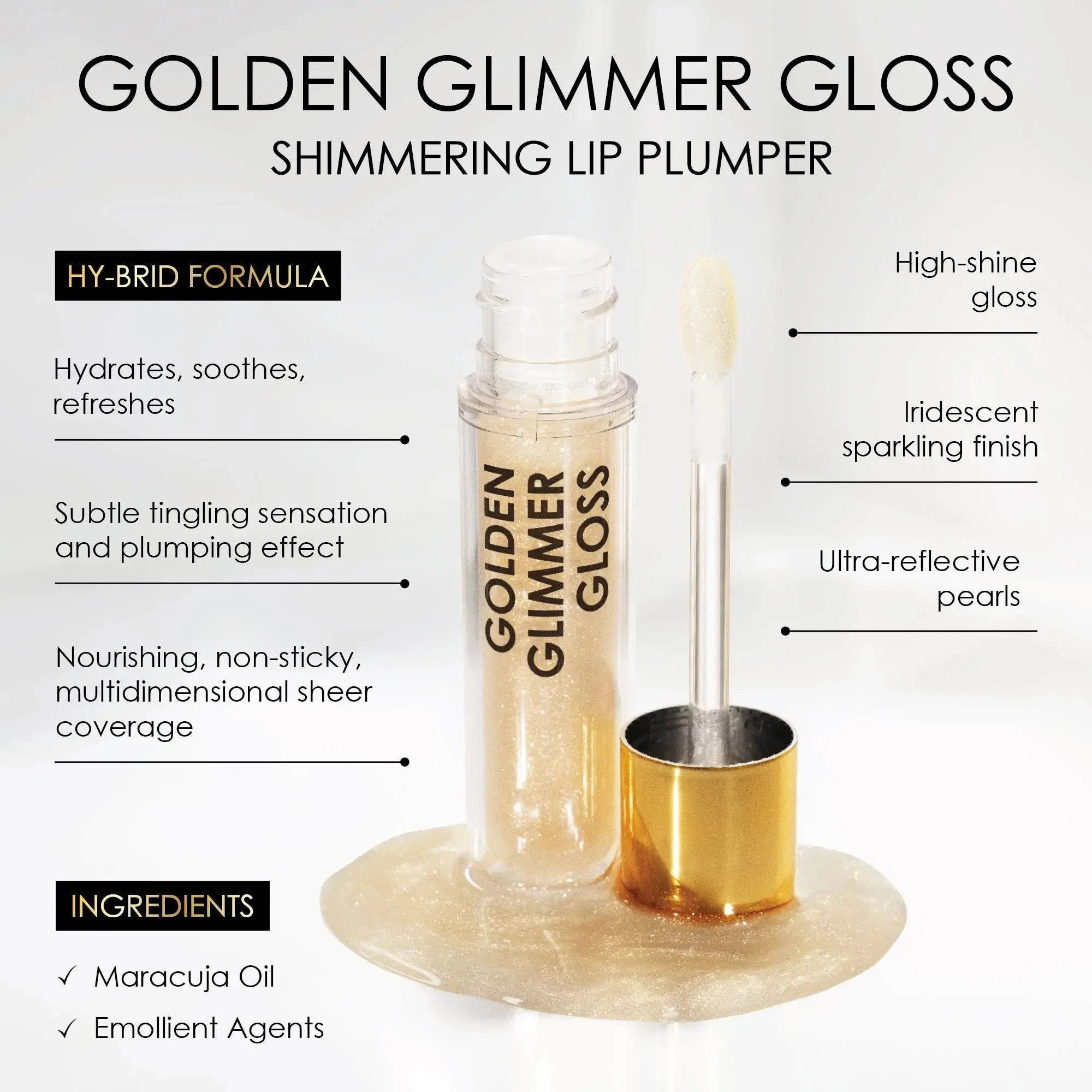 GOLDEN GLIMMER GLOSS - גולדן גלימר גלוס - Image 5