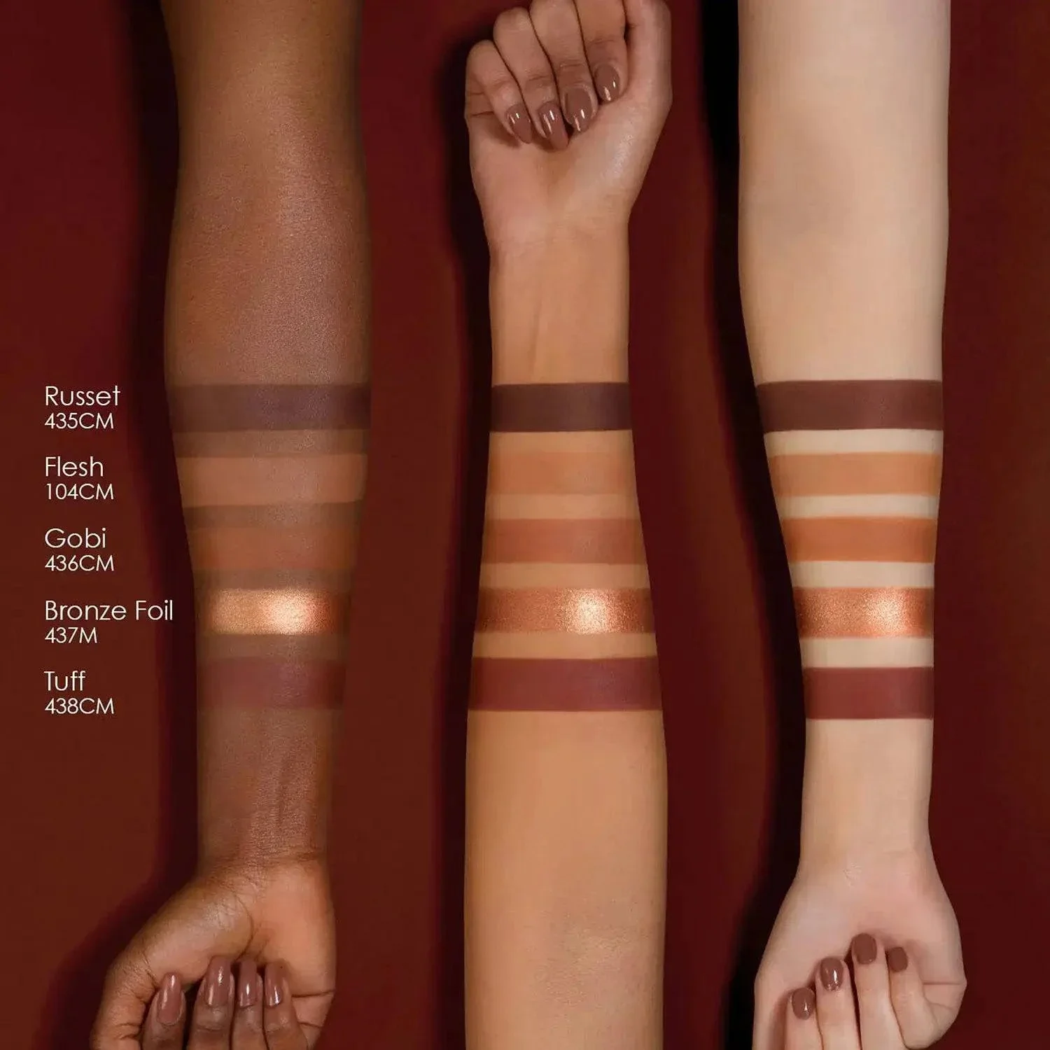 MINI BRONZE EYESHADOW PALETTE  - פלטת צלליות לעיניים מיני ברונז - Image 3